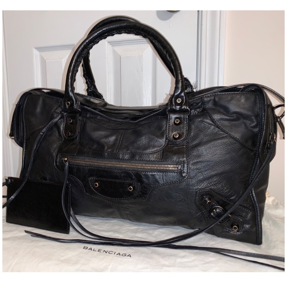 Balenciaga Handbags - Balenciaga Part Time Bag Lambskin Leather